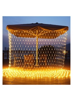 Litehom LED Net Mesh String Lights, 9.8Ft X 6.6Ft, 192 LEDs, 8 Modes Diwali Decor with Diwali Lights for Home Decoration! LED Diwali Light, LED Lights for Home Decoration (3x2 Net Warm-White)