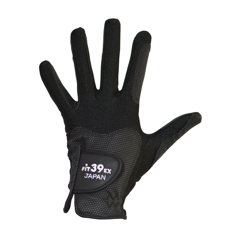 Fit39 EX Golf Gloves (Black/Black) (Small) - Image 4