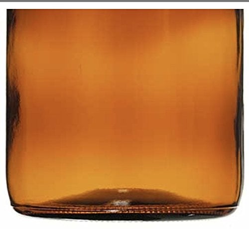 Sally's Organics Sally's Organics 32oz Amber Glass Bottles - 2 Pack with USA-Made Tight Seal Lids - Quart-Sized Brown Glass Growlers for Beer, Kombucha, and Juice Storage  - Image 4