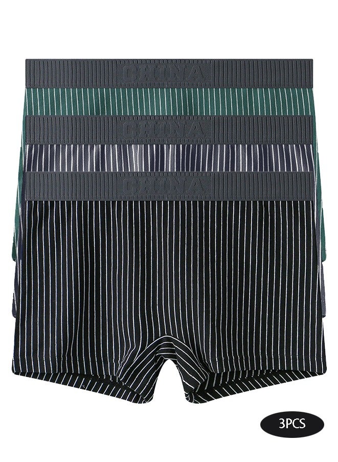 3 Pack women's Antibacterial Boxer Briefs  Breathable pure cotton Panties  Double Layered Crotch Breathable Boxer Briefs  - Image 1