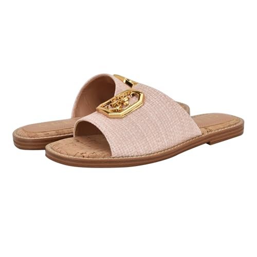 Guess Women's GRAYSIE Flat Sandal, Light Pink 680, 7 - Image 2