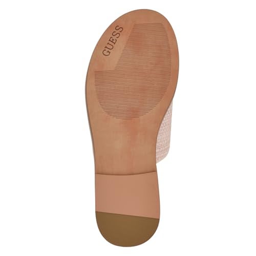 Guess Women's GRAYSIE Flat Sandal, Light Pink 680, 7 - Image 4