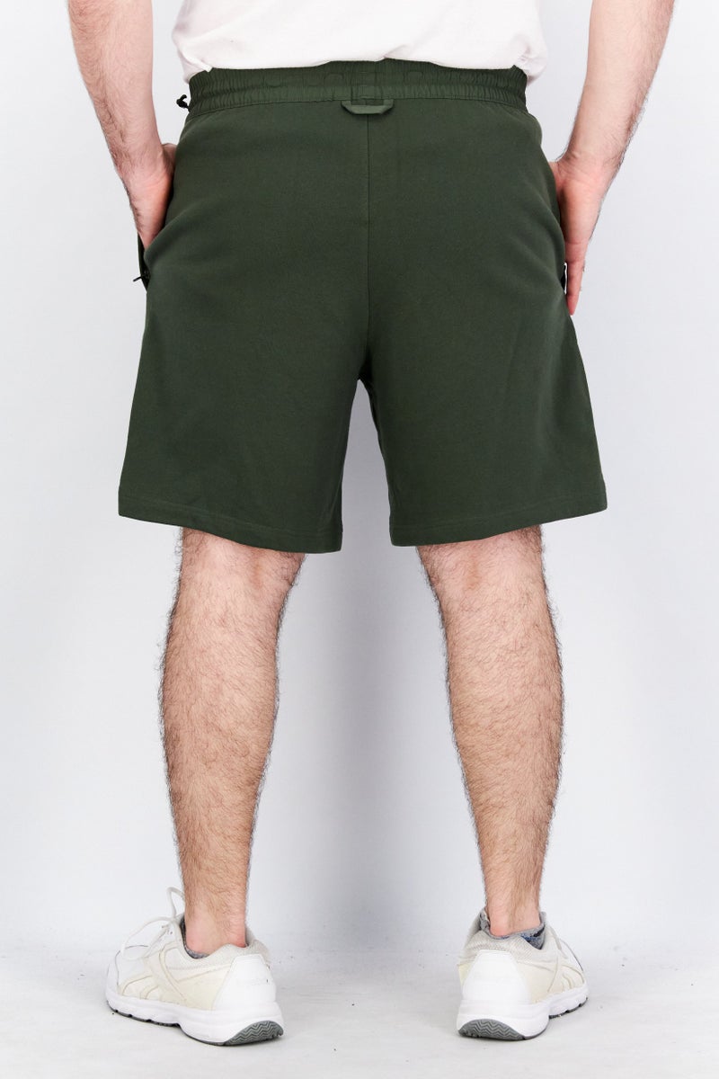 adidas Originals Men Sportswear Fit Brand Logo Basic Shorts, Sage Green  - Image 3