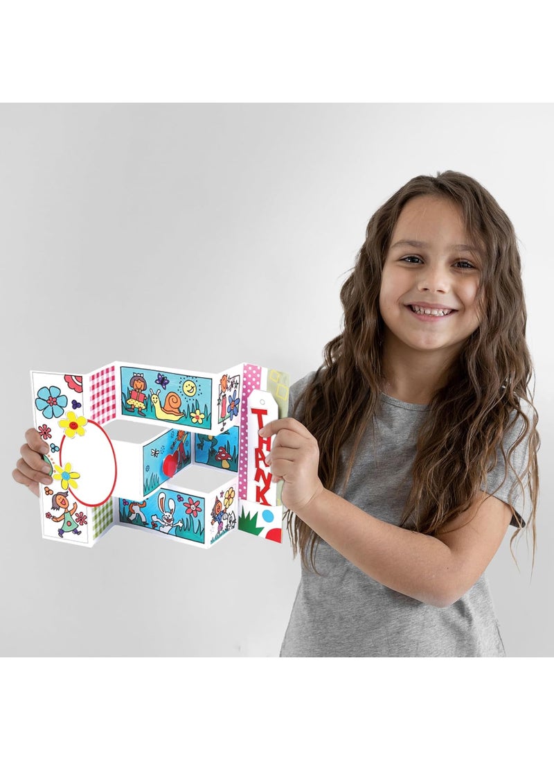 Funskool Funskool Paper Handycrafts Pop Up Greeting Cards , Diy Greeting Cards , Make Your Own 3D Greeting Cards , 7 Years +,Multicolor  - Image 4