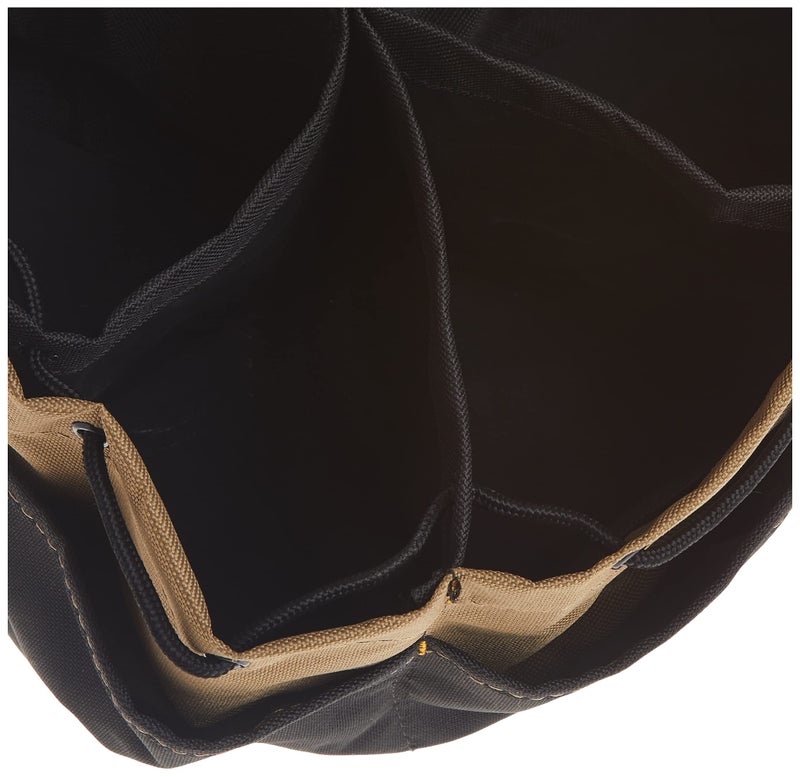 Custom Leathercraft CLC Custom LeatherCraft 1148 Drawstring Bucket Bag, 18 Pocket , Black - Image 4