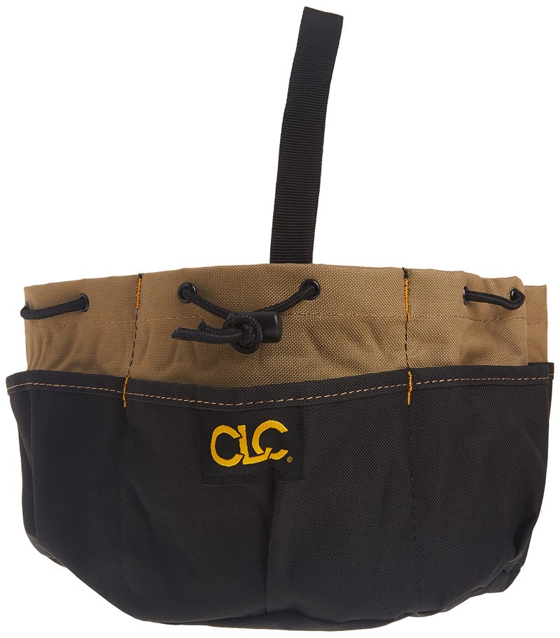 Custom Leathercraft CLC Custom LeatherCraft 1148 Drawstring Bucket Bag, 18 Pocket , Black - Image 3