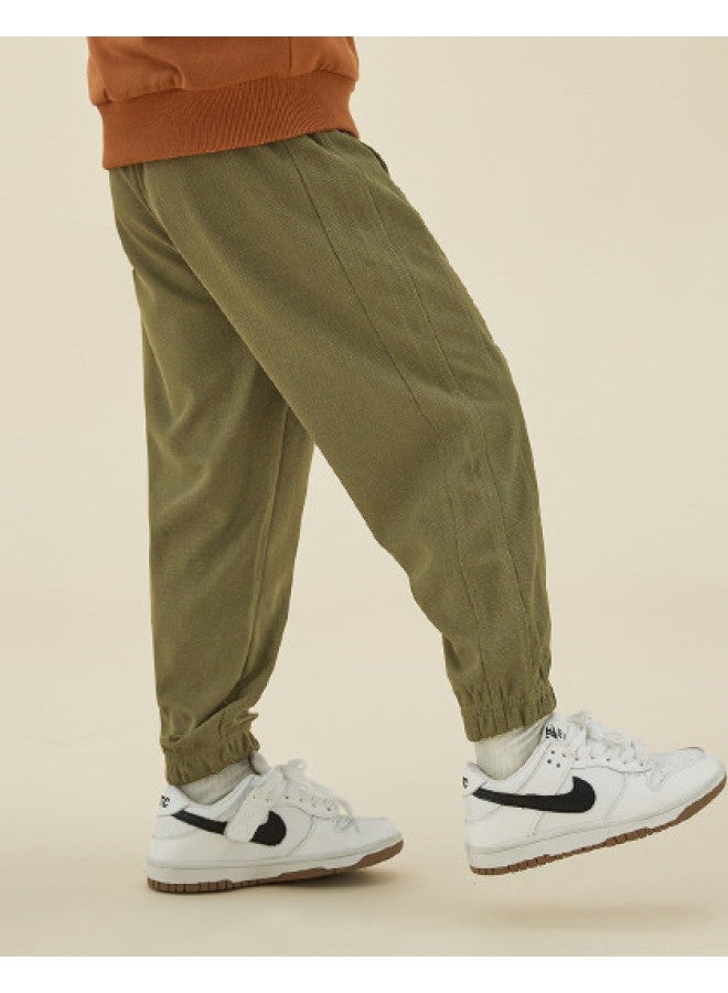 Pilling, Easy Care】boys' Pants Spring/autumn Kids' Breathable Moisture-wicking Joggers - Image 1