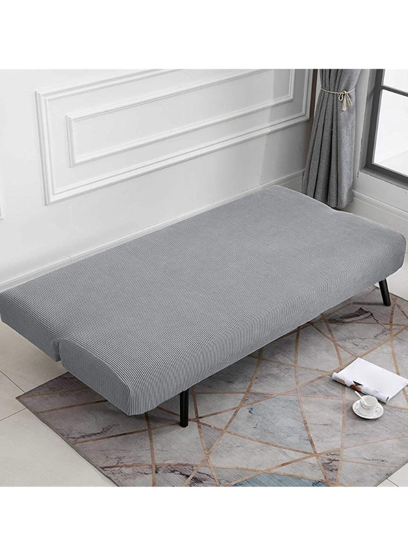 Stretch Sofa Bed Cover Futon Slipcover Full Folding Armless Sofa Covers Furniture Protector Easily Removable and Machine Washable - Image 5