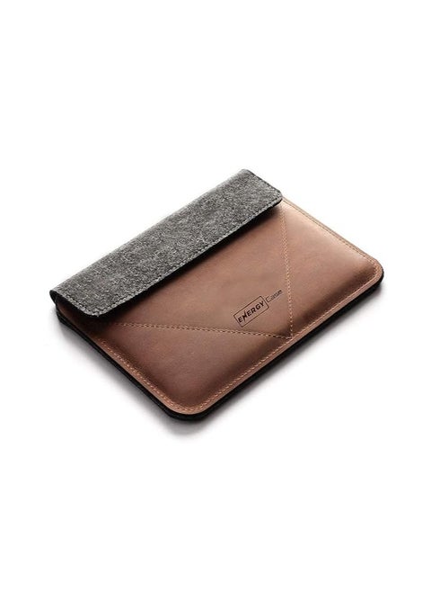 Lightweight 15.6-inch Laptop Bag, Notebook Sleeve for Laptops and Notebooks, Brown for Men