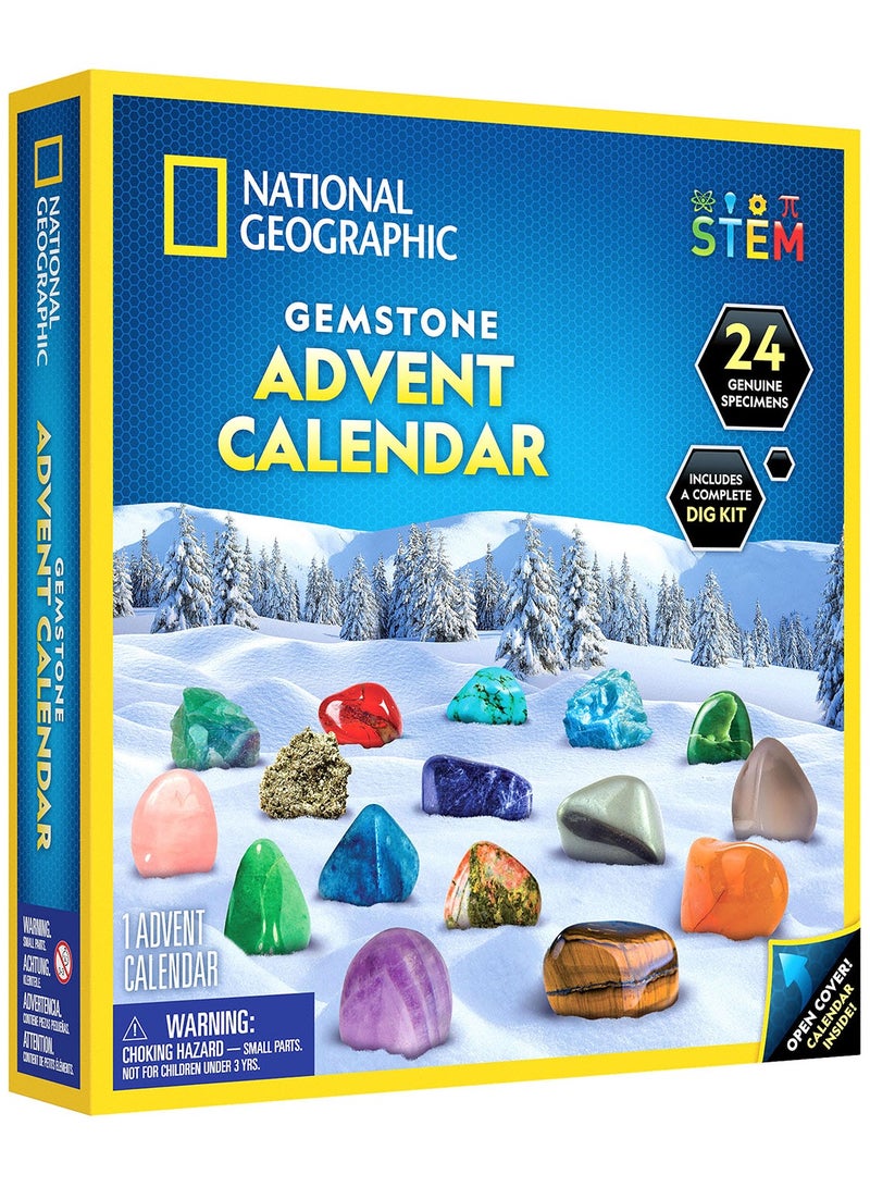 NATIONAL GEOGRAPHIC Blue Marble National Geographic Gemstone Advent Calendar! - Image 1