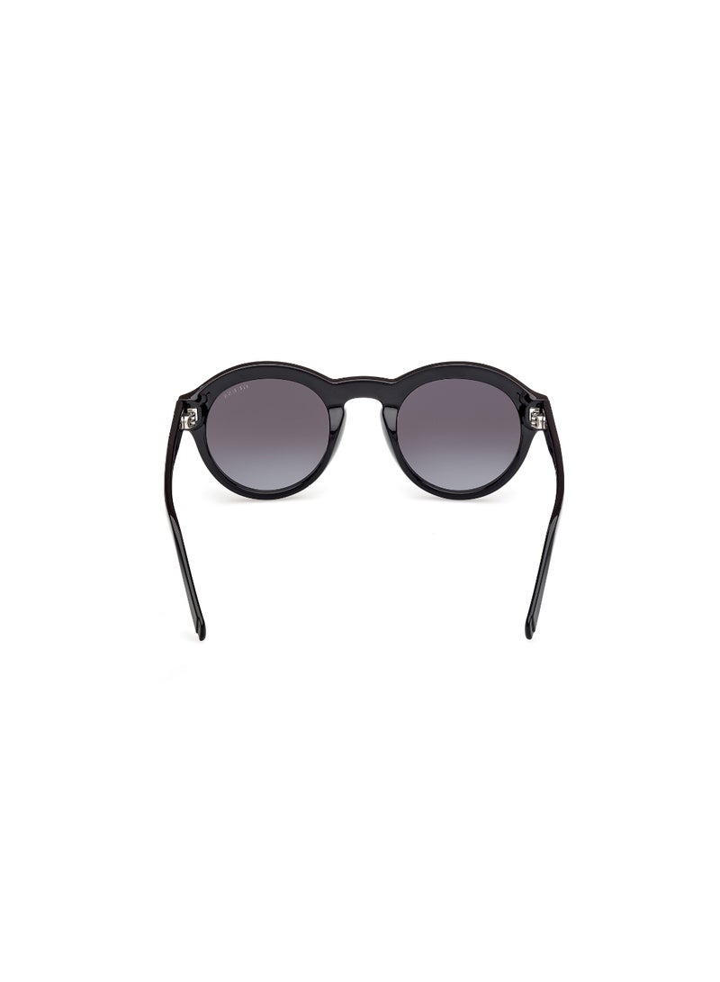 GUESS FULL RIM MALE ROUND BLACK INJECTED SUNGLASSES - Image 4