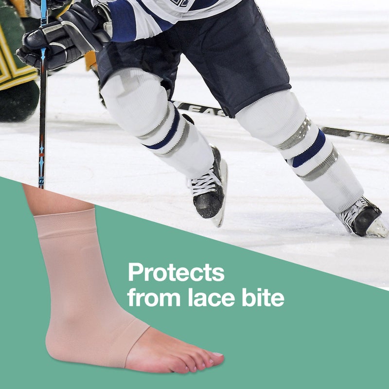 Zentoes Padded Skate Socks For Lace Bite Protection - 1 Pair - For Hockey  Skating And Tall Boots - Image 3