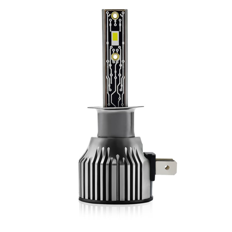 H1 LED Headlight Bulbs IP68 Waterproof Car LED Headlight Bulbs 6500K 120W 12000LM Bright LED Headlights, 2PCS - Image 3