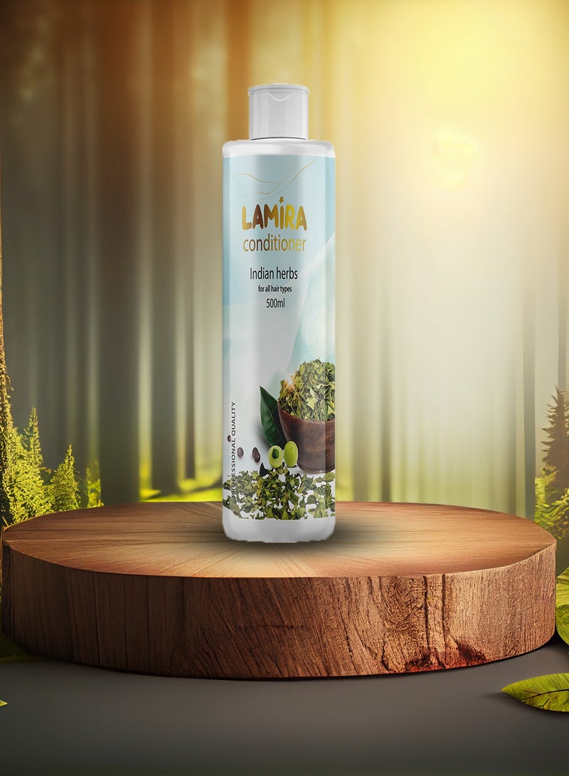 LAMIRA Lamira Conditioner with Indian Herbs 500ml – Sulfate & Paraben Free  - Image 2