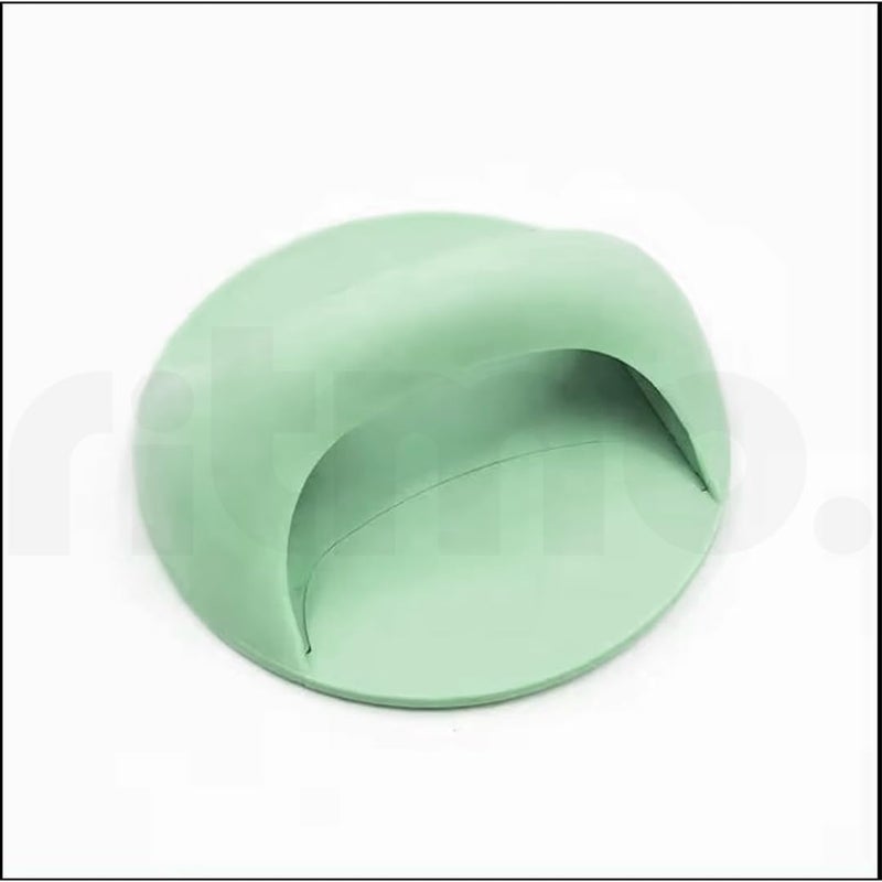 Ritmo 6 pcsRound Window Simple Adhesive Handle for Sliding Window Cabinet Kitchen Drawer Door PVC Handles - Image 1