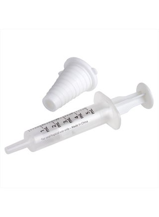 Kids Baby Oral Syringe & Dispenser Calibrated for Liquid Medicine, Reduce Mess, Easy Way to Orally Administer Medication, 5 mL/1 TSP, Includes Bottle Adapter, Clear, BPA Free - pzsku/ZA8A50D3EBD0907E8244DZ/45/_/1715463436/b6e8091a-4219-4aea-a6d6-0d4051dfd4d4