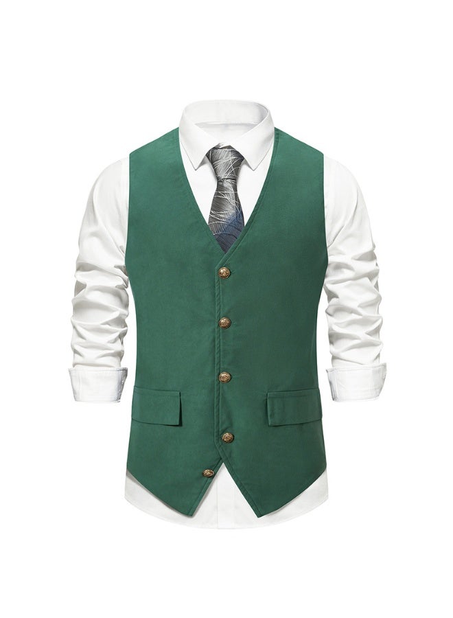 Shougu New Fashionable Casual Men's Suit Vest - Image 1