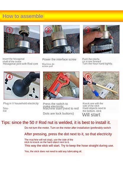 Shoppingekart concrete vibratoriron needle 15 m Machine 600 W 35mm ColorMulti  - Image 5