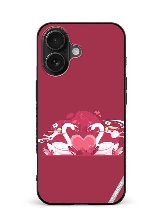 Protective Case Cover For Apple iPhone 16 Plus True Love Design Multicolour
