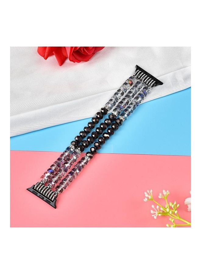 NIBEMINENT Replacement Watchband For Apple Watch Crystal Grey - Image 4