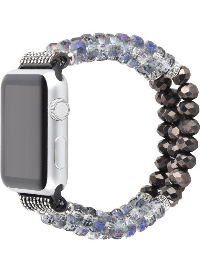 NIBEMINENT Replacement Watchband For Apple Watch Crystal Grey - Image 3