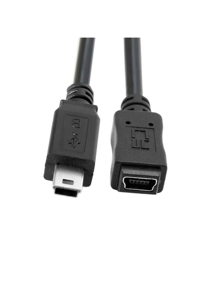 CANIPHA CableUSB 2.0 Mini USB 5Pin Male to 5Pin Female Extension Cable Hi Speed for Data Power 50cm - Image 1
