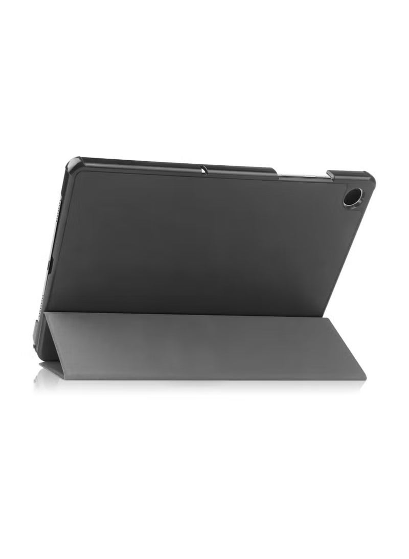 Slim Stand Hard Back Shell Smart Cover Case for Samsung Galaxy Tab A9 Plus Black - Image 3