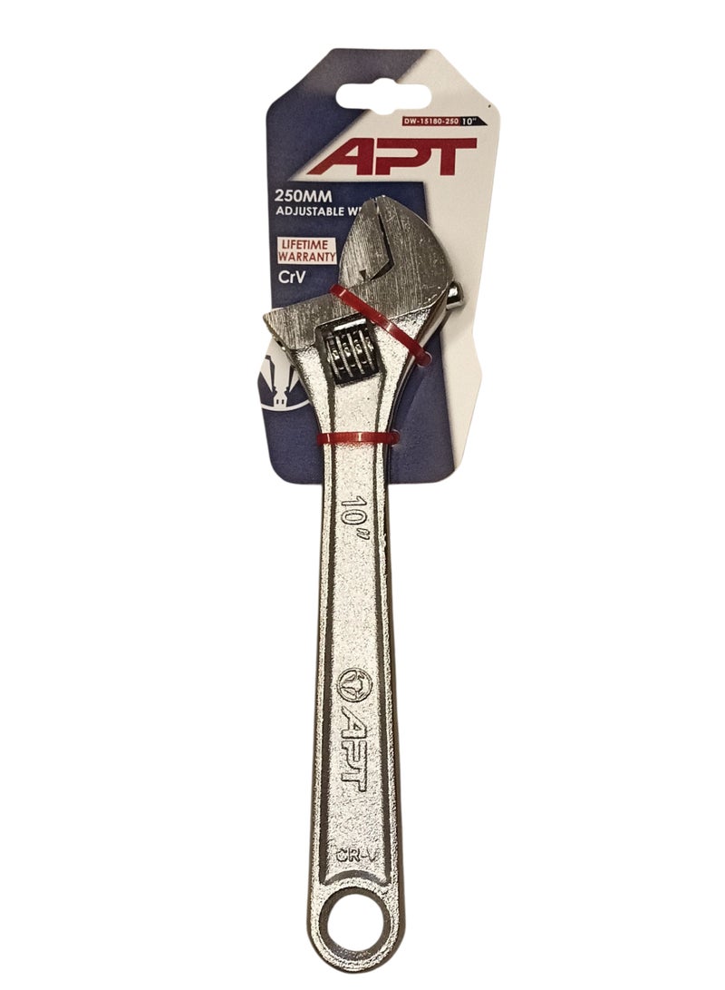 APT 10-Inch Adjustable Wrench
