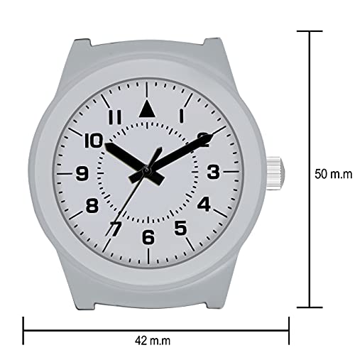 Acnos Grey Colors PU Strap Analog Watch for Women - Grey Strap - Image 4