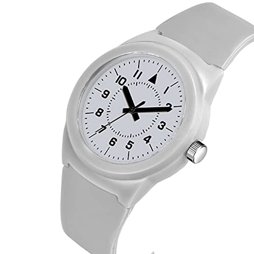 Acnos Grey Colors PU Strap Analog Watch for Women - Grey Strap - Image 2