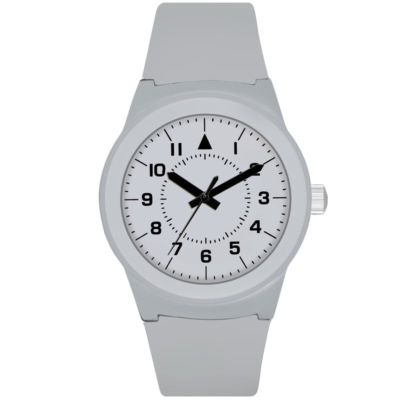 Acnos Grey Colors PU Strap Analog Watch for Women - Grey Strap - Image 5