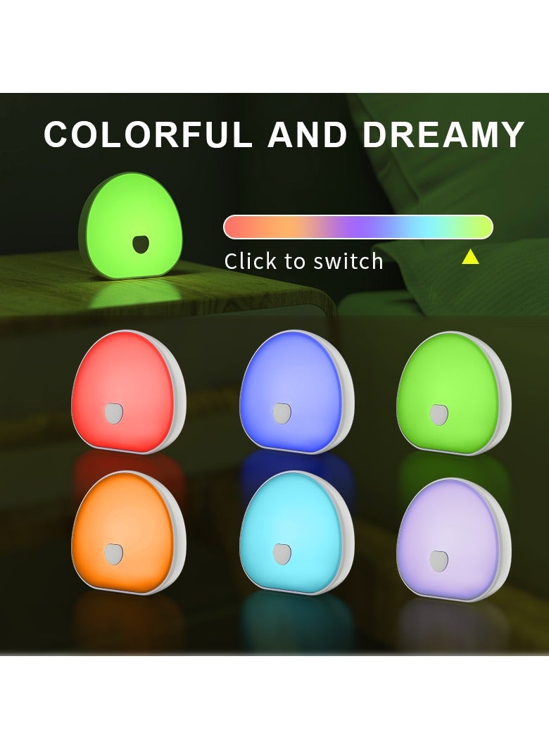 general White Noise Sleep Device Smart Rechargeable Touch Colorful Night Light Baby Wake Up Night Feeding Soothing Device - Image 3