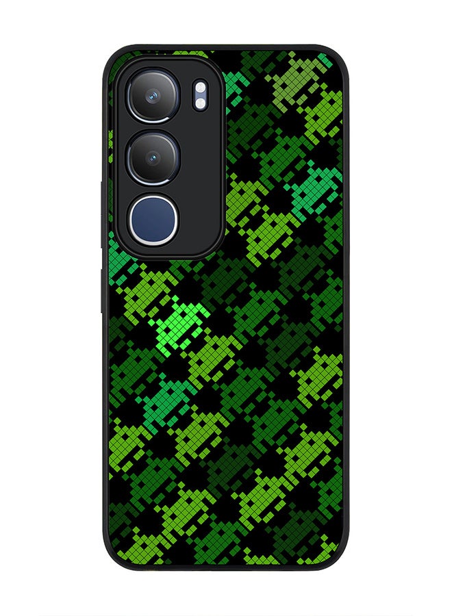 Stylizedd For vivo Y19s / Y19s Pro Case,Slim fit Camera Protection, Shockproof Thin Phone cover  - Invader Matrix