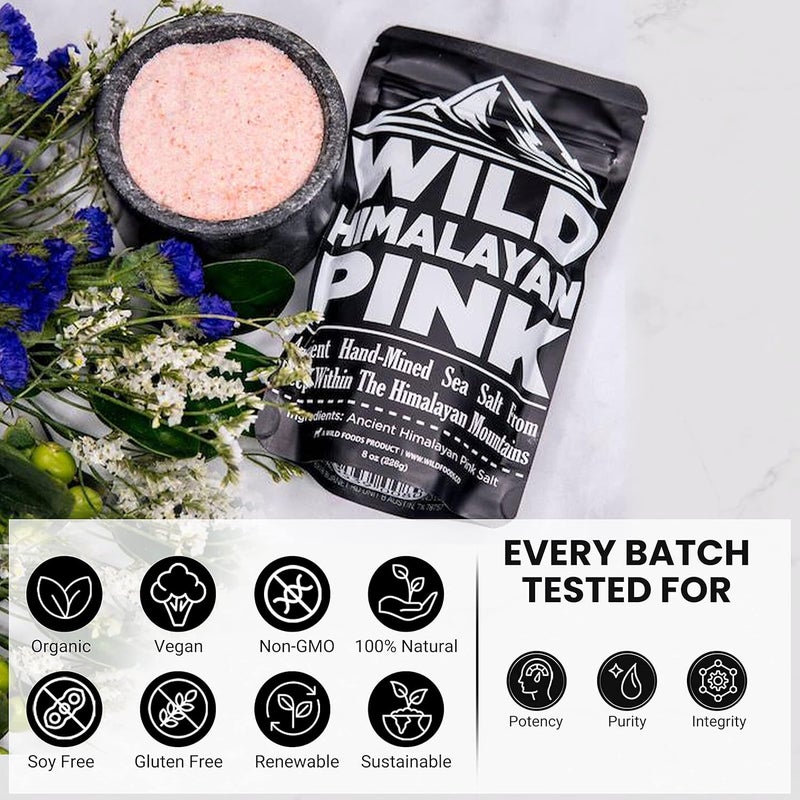 Wild Foods Wild Himalayan Pink Salt - 100% Natural Gourmet Salt - Image 4