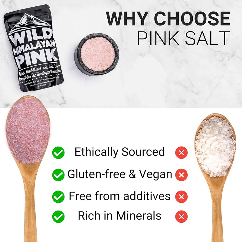 Wild Foods Wild Himalayan Pink Salt - 100% Natural Gourmet Salt - Image 2
