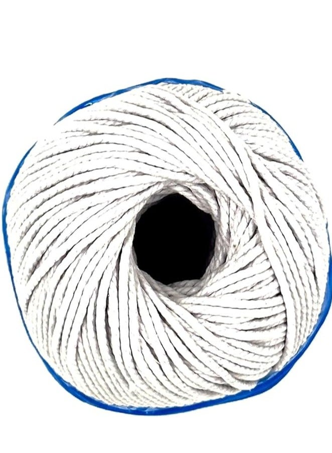 راهالايف Natural Twisted Cotton Twine 90g – 45 Meters | Biodegradable Craft String for DIY, Gardening, Gift Wrapping  - Image 2