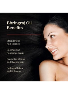 Life & Pursuits Life & Pursuits Bhringraj Hair Growth Oil 3.4 Fl Oz, Natural Ayurveda Scalp Therapy For Men & Women| Rosemary, Amla, Hibiscus, Tea Tree & Coconut| Reduces Itchiness & Dryness| Nourishes Damaged Hair  - Image 3