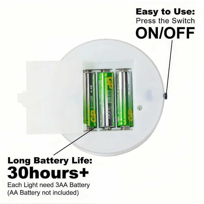 Simplelight4you Store قاعدة إضاءة LED دائرية بسيطة 4 بوصة - مثالية لفن الزجاج، عرض LED مثالي للزهور، القطع المركزية (قاعدة إضاءة مزهرية دائرية 4 بوصة، أبيض ناعم) - Image 4