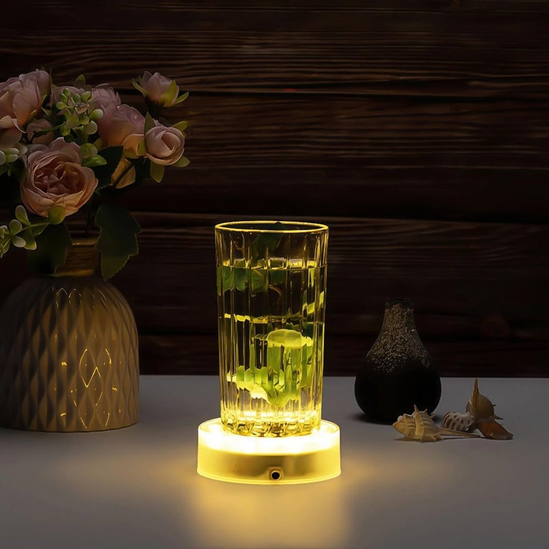 Simplelight4you Store قاعدة إضاءة LED دائرية بسيطة 4 بوصة - مثالية لفن الزجاج، عرض LED مثالي للزهور، القطع المركزية (قاعدة إضاءة مزهرية دائرية 4 بوصة، أبيض ناعم) - Image 2
