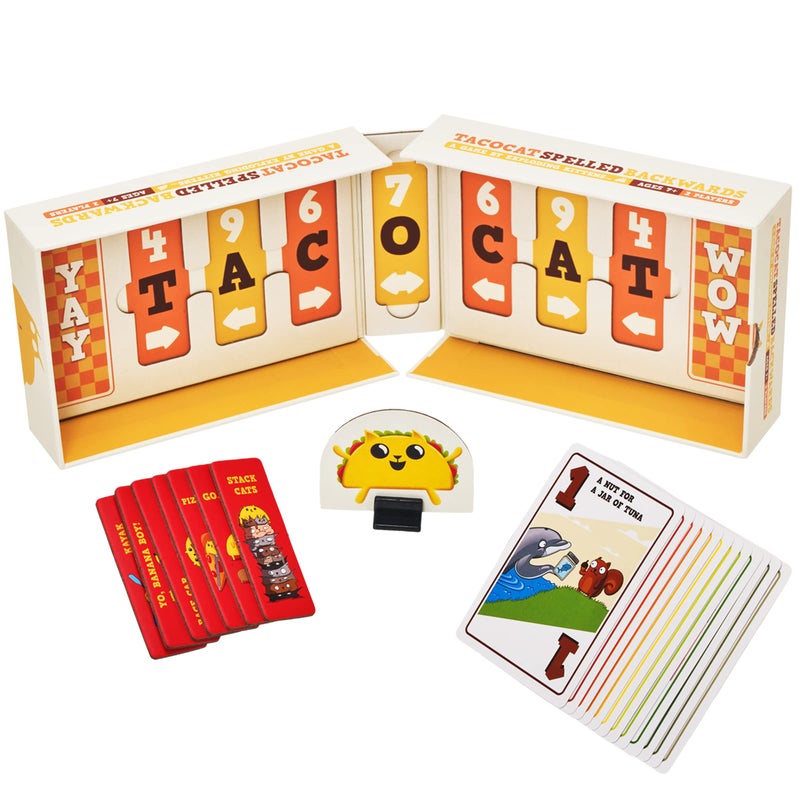 Exploding Kittens Tacocat Spelled Backwards 2 Players - Ages 7+ - 15 Minutes to Play - Clever Family Board Game - Couples Game, Family Game Night, Kid and Adult Board Game - Image 4