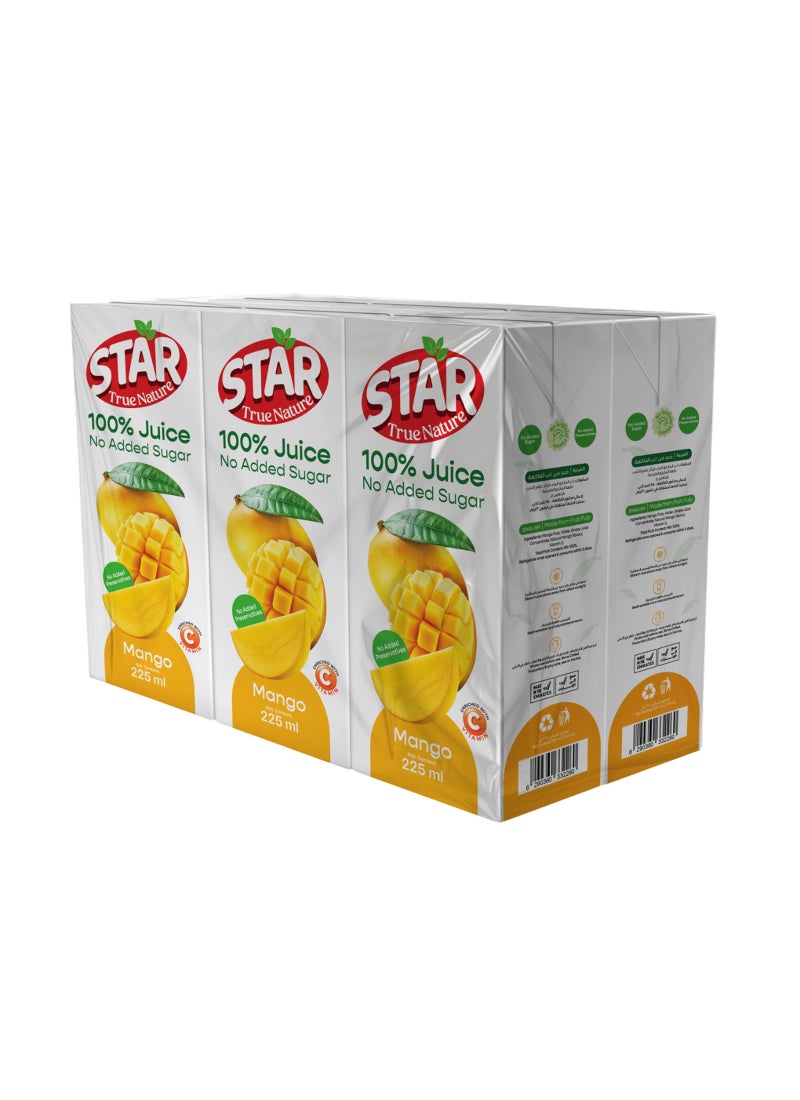 Star عصير مانجو 100% عبوة تتراباك ترويجية - Image 1