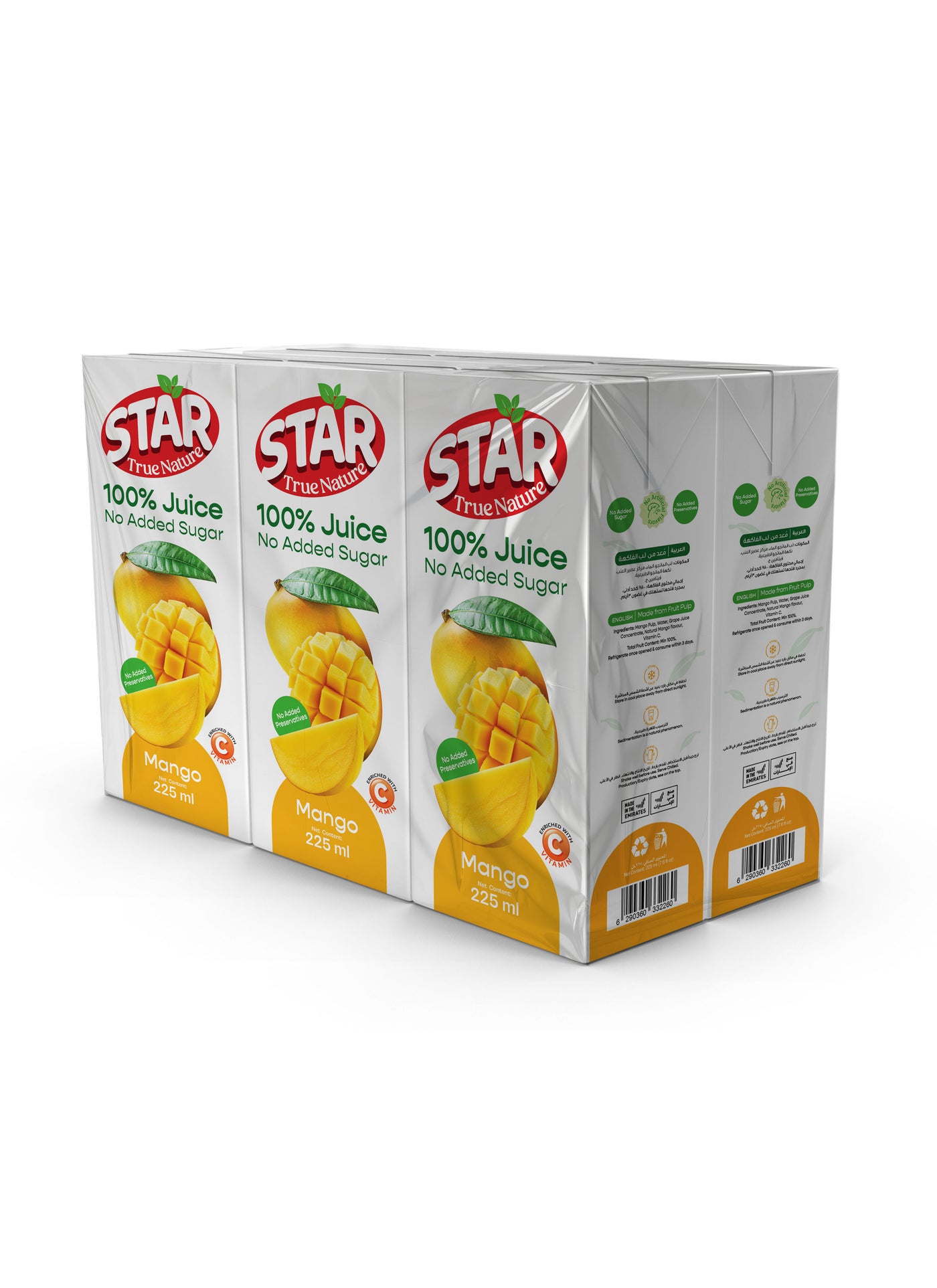 Star 100% Mango Juice 6 x 225 ml
