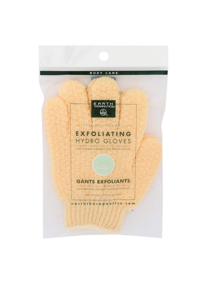 Earth Therapeutics - Hydro Exfoliating Gloves Natural 1 Pair - Image 1