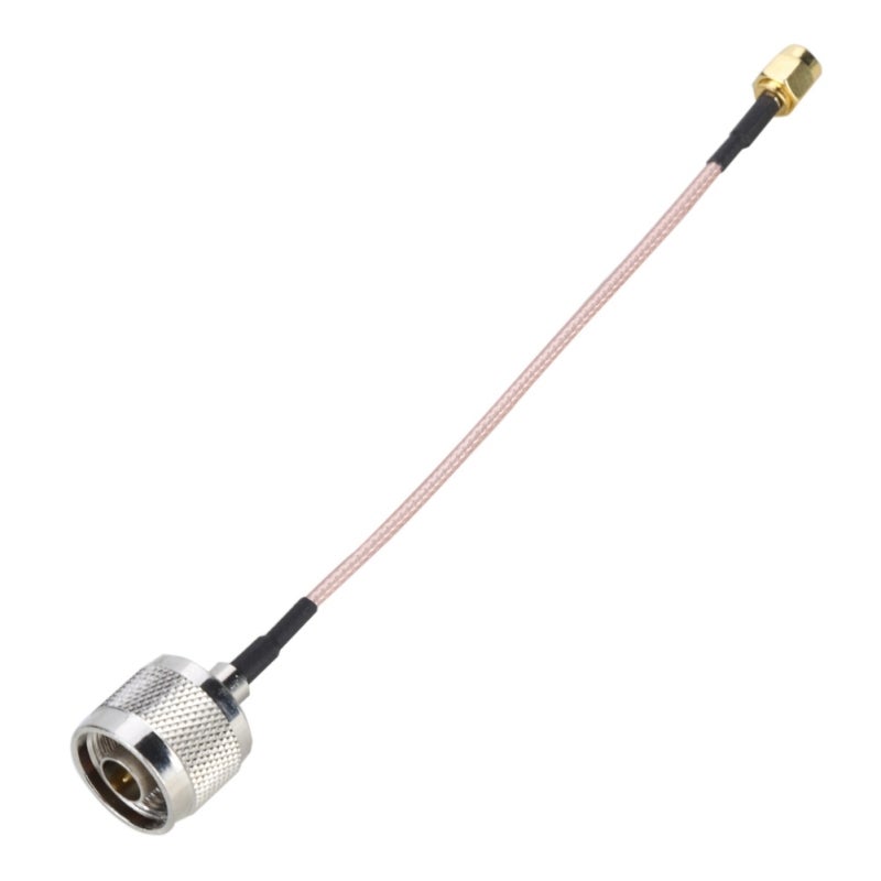 SMA to N Type Cable 15cm RG316 Full Copper Connector - High Frequency Low Loss SMA Male to N Male Adapter for RF Antenna Wireless LAN Devices - Image 4