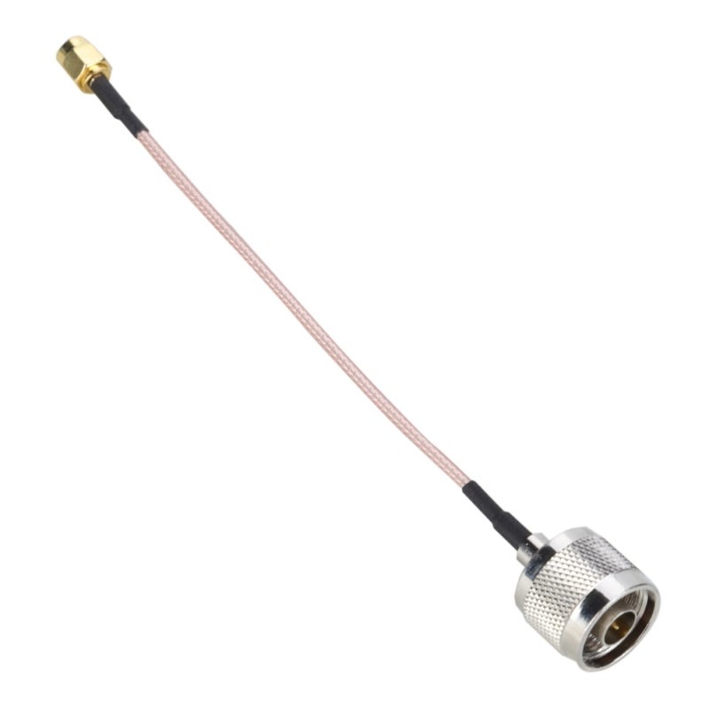 SMA to N Type Cable 15cm RG316 Full Copper Connector - High Frequency Low Loss SMA Male to N Male Adapter for RF Antenna Wireless LAN Devices - Image 5