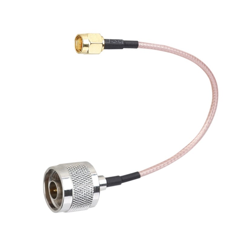 SMA to N Type Cable 15cm RG316 Full Copper Connector - High Frequency Low Loss SMA Male to N Male Adapter for RF Antenna Wireless LAN Devices - Image 3