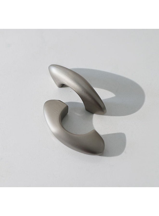 milano Milano Aria Cabinet Handle Zinc Alloy – Premium Pull Handle for Kitchen Cabinets, Drawers, Cupboards, Wardrobes – Sleek Modern Design Furniture Handle Handle Bsn Matte 57X22X13Mm  - Image 1