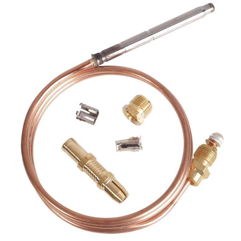 KBZ Thermocoupler for Robertshaw Thermostat Control Pilot Burner Assembly Replacement 1980-036 Snap Fit Universal Thermocouple (36") - Image 3