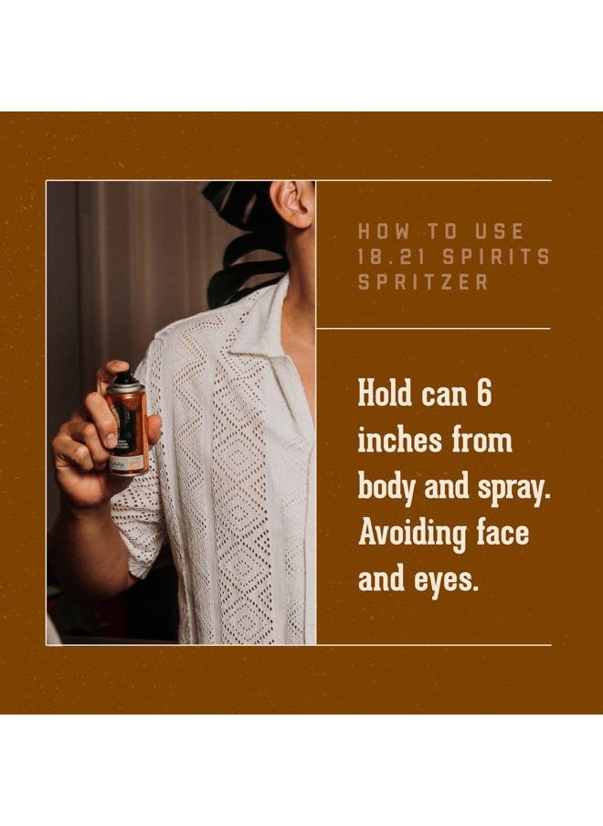 18.21 Man Made - Men's Spirits Spritzer Noble Oud, 3.4 oz. - Long-Lasting All Over Body Spray with Masculine Aromatics - Gifts for Him - Image 1