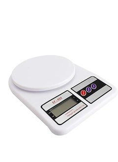 Relax Smart Digital kitchen scale up to 10 kg, white color 24.5x3.5x17 cm white 24.5x3.5x17 cm  - Image 1